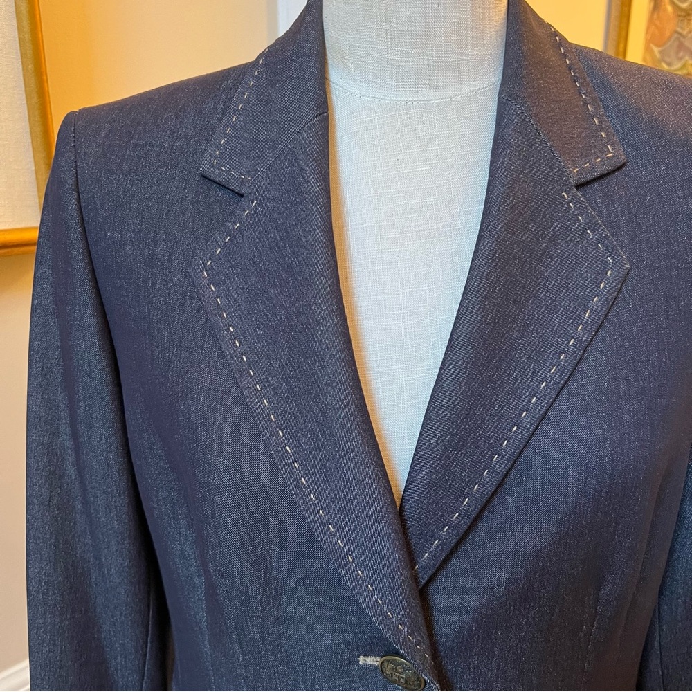 Kasper Dark Gray Pantsuit